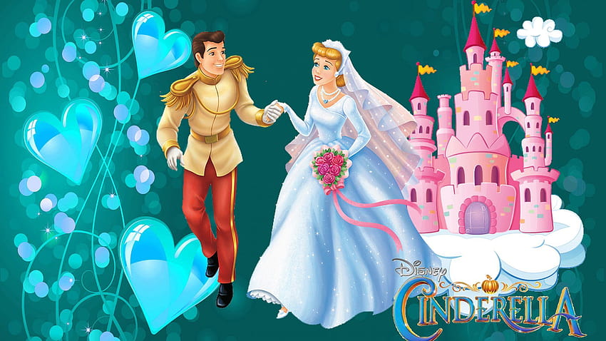 Cartoon Disney Princess Cinderella And Prince Charming Wedding Love Couple 1920x1200 : 13 HD wallpaper