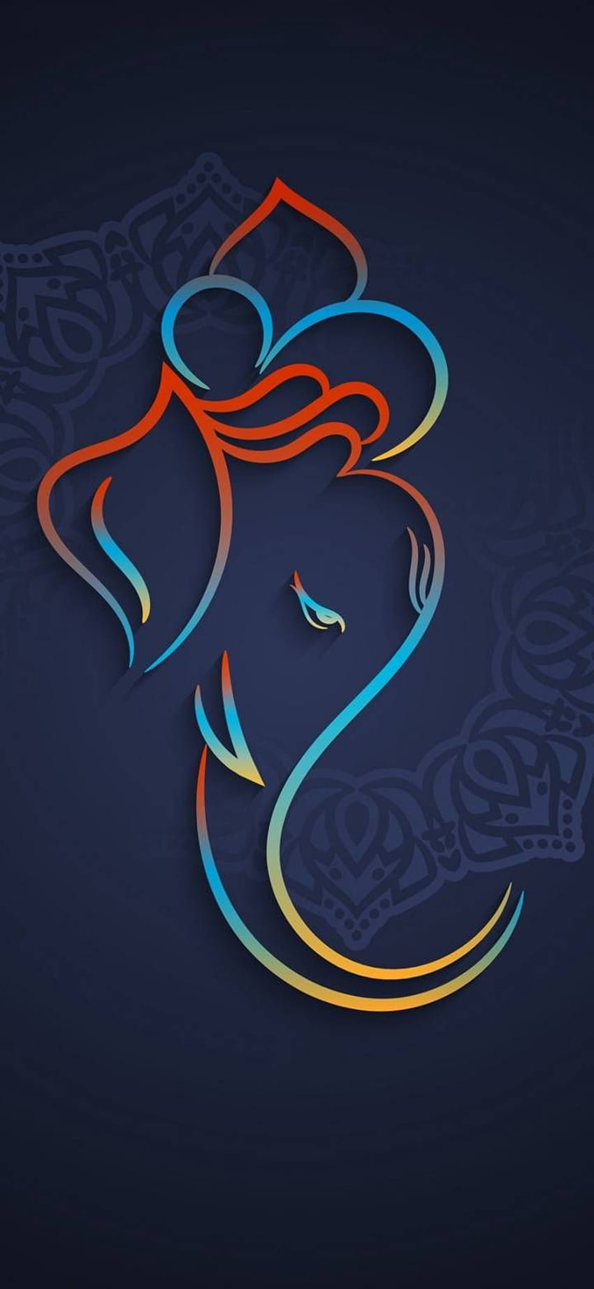2020, logotipo de ganesh fondo de pantalla del teléfono