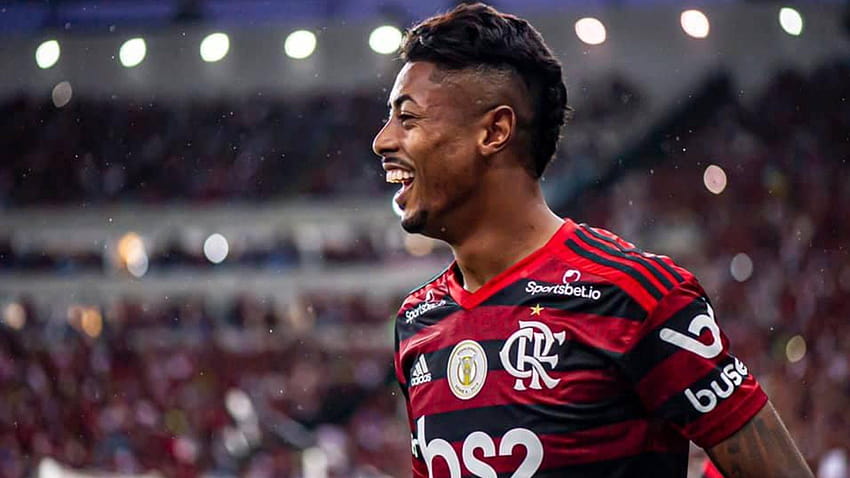 Benfica oferece R$236 mi ao Fla por Gerson e Bruno Henrique HD-Hintergrundbild