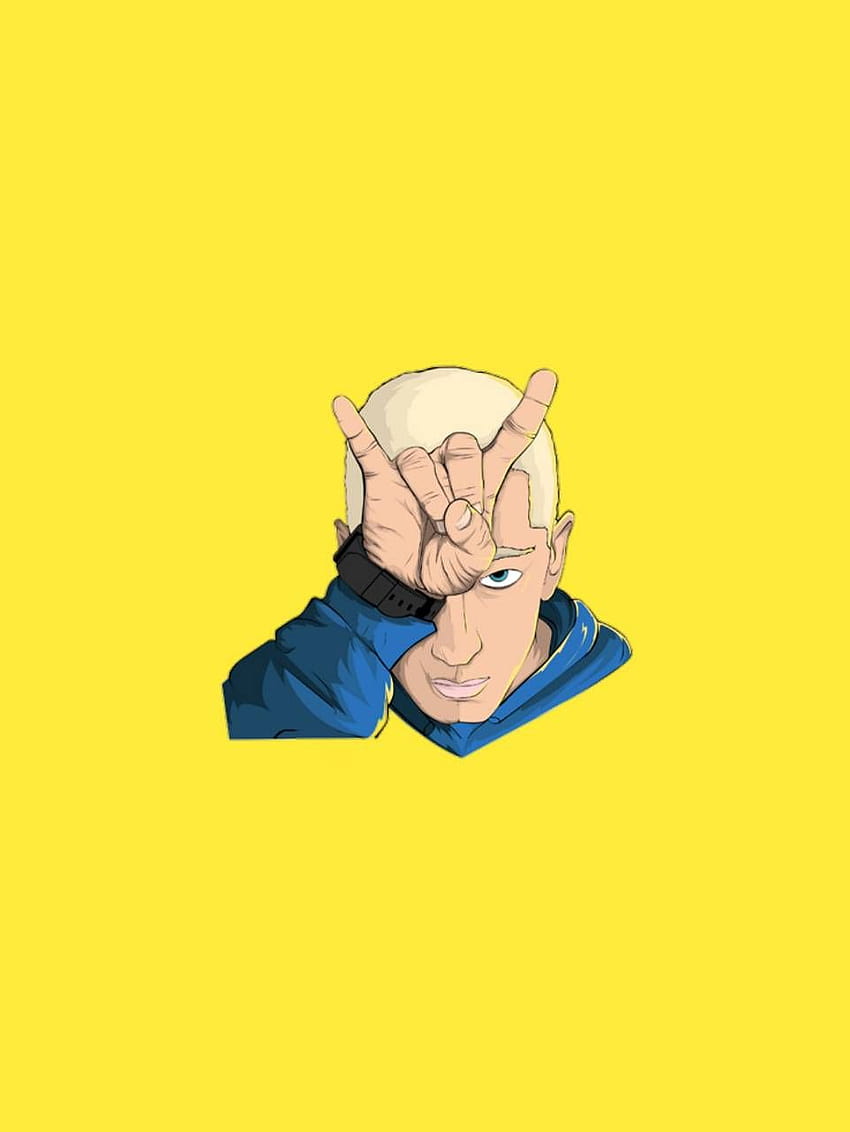 Eminem by qqqVOKIL, eminem cartoon HD phone wallpaper | Pxfuel