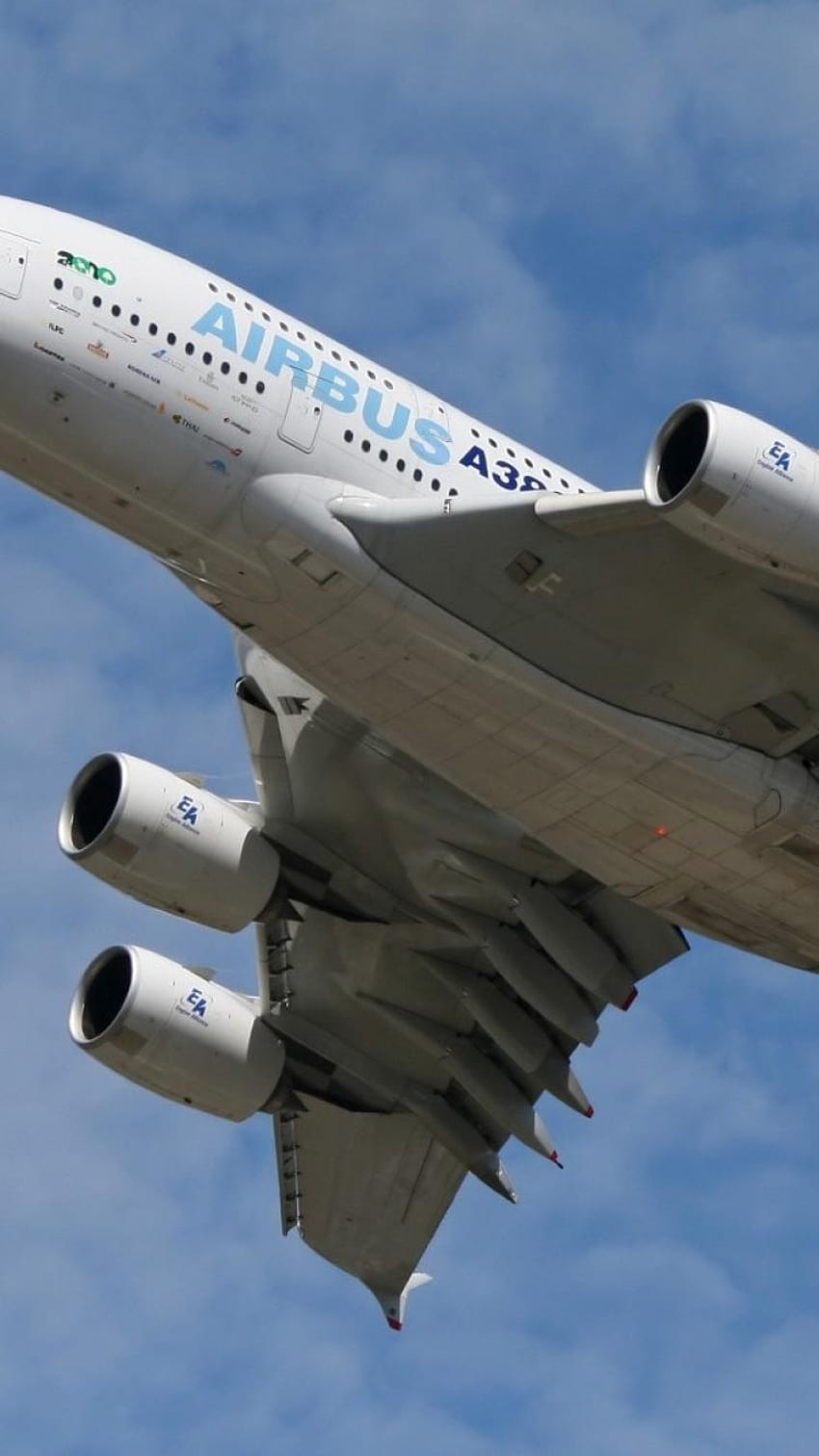 Véhicules/Airbus A380 Fond d'écran de téléphone HD
