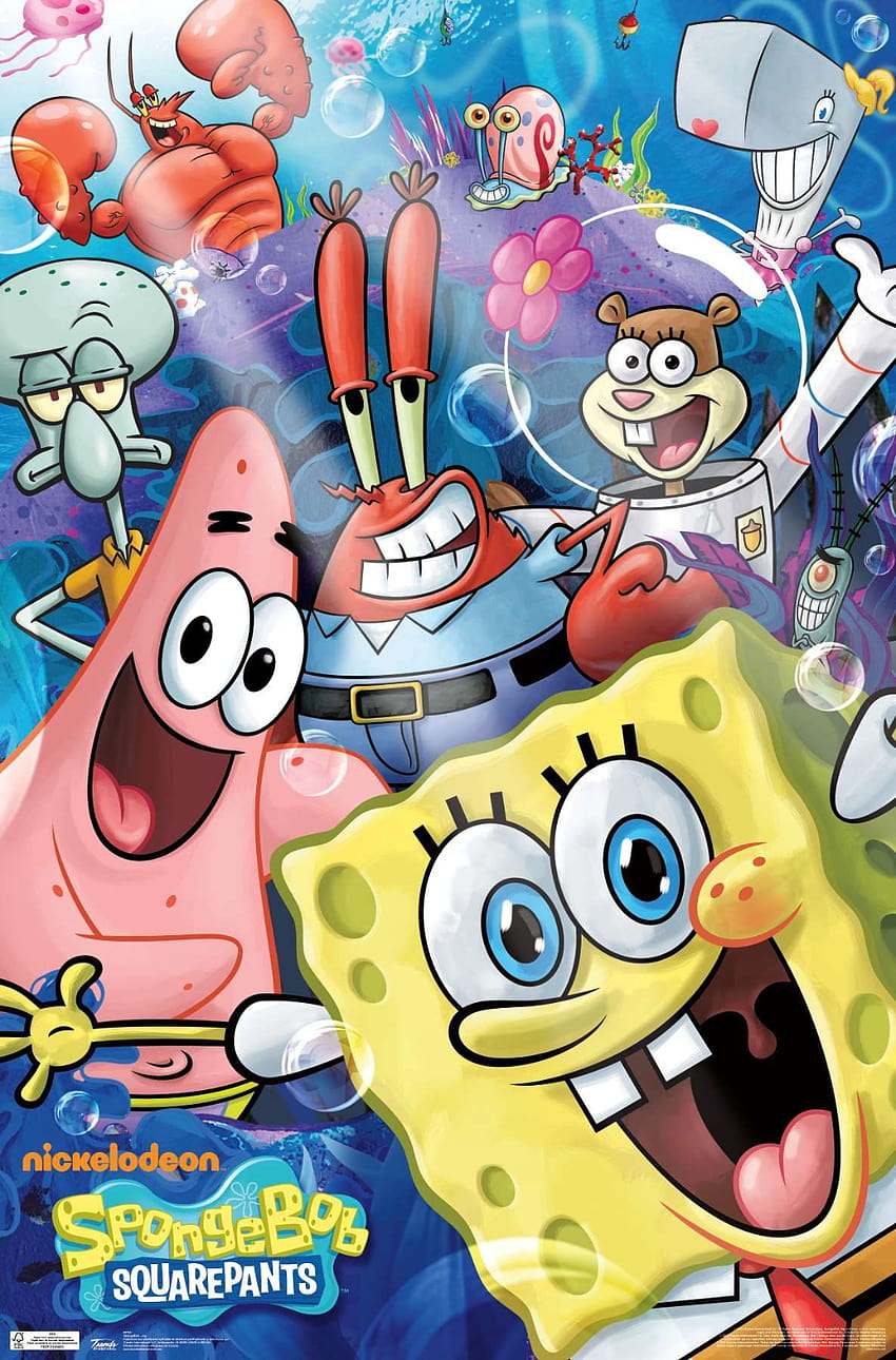 Nickelodeon SpongeBob, zajebisty SpongeBob Tapeta na telefon HD
