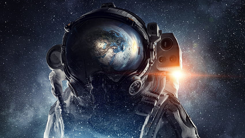 Astronaut Tumblr, astronaut space screensaver anime HD wallpaper
