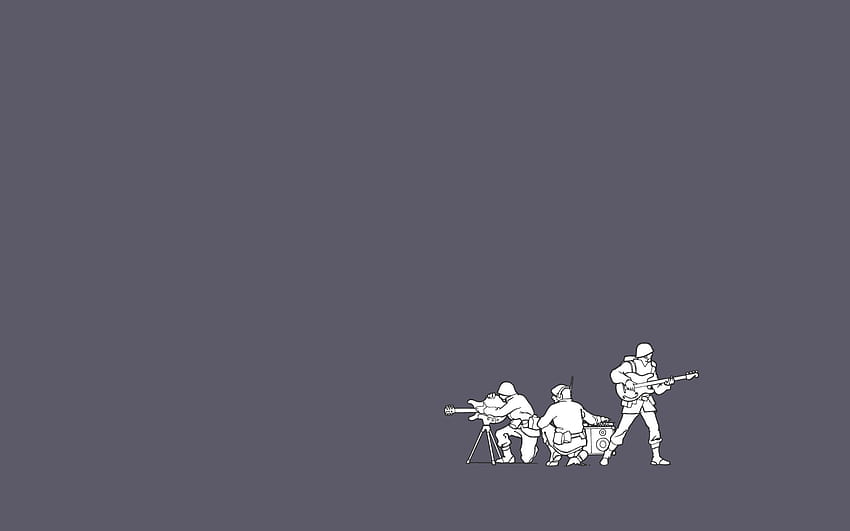 minimalistic, army, funny, Threadless, simple backgrounds, army minimal HD wallpaper