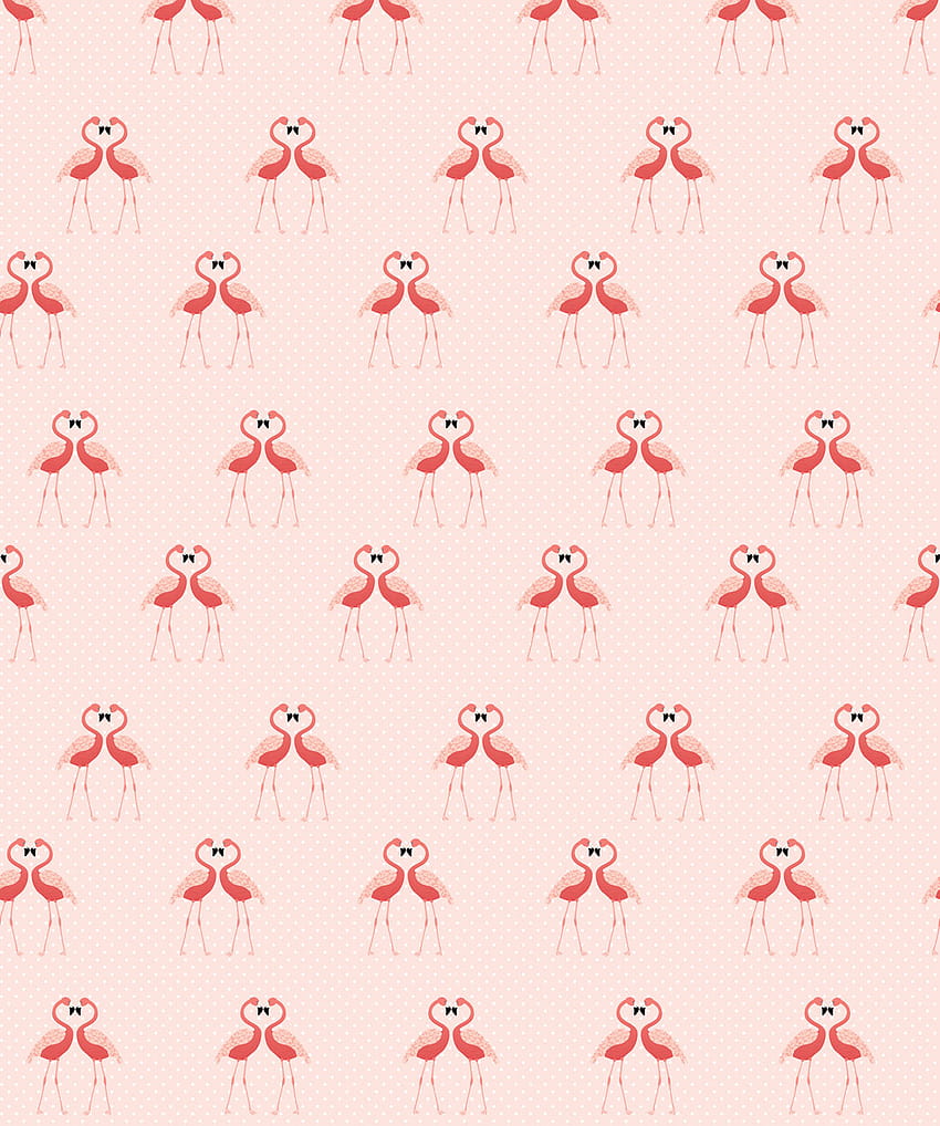 Pink Flamingos , Gorgeous Nursery Print • Milton & King AUS HD phone wallpaper