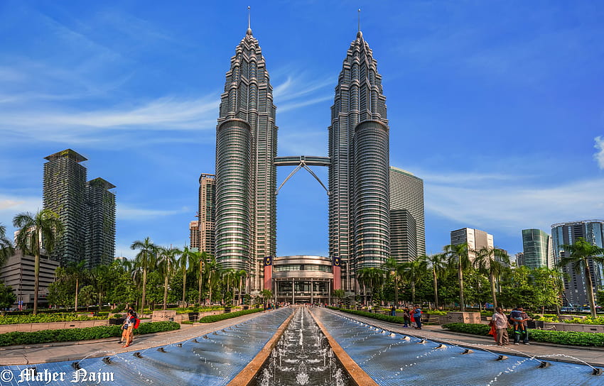 Petronas Twin Towers; Petronas Zwillingstürme HD-Hintergrundbild
