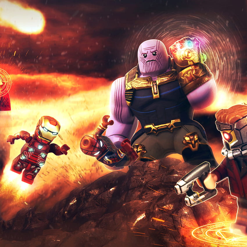 2048x2048 Avengers Infinity War Lego Ipad Air , Backgrounds, and ...