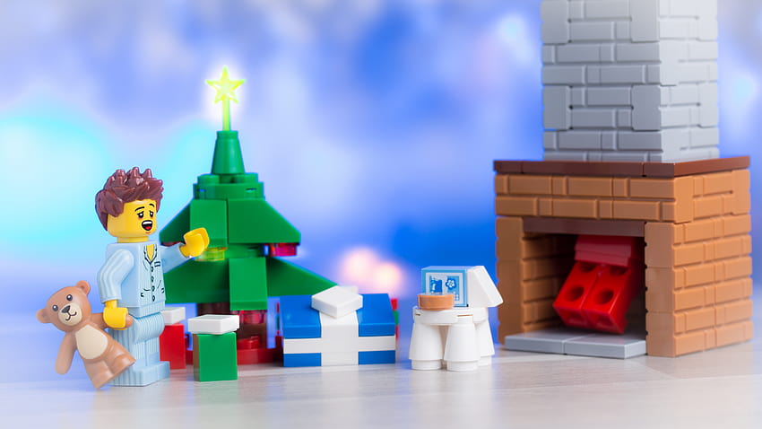 : Grafik, Nahaufnahme, Makro, LEGO, Canon, Weihnachten, Spielzeug, Studio, Weihnachtsmann, Spiel, Mini, EOS, Strobist, 650d, Figuren, Screenshot, Minifiguren, Legografie, Clement127, Brickografie 3072 x 1728, Lego Weihnachten HD-Hintergrundbild