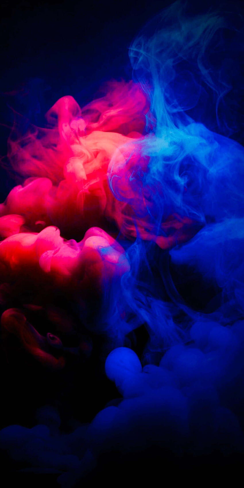 Red And Blue Smoke Backgrounds, black and blue smoke HD phone wallpaper