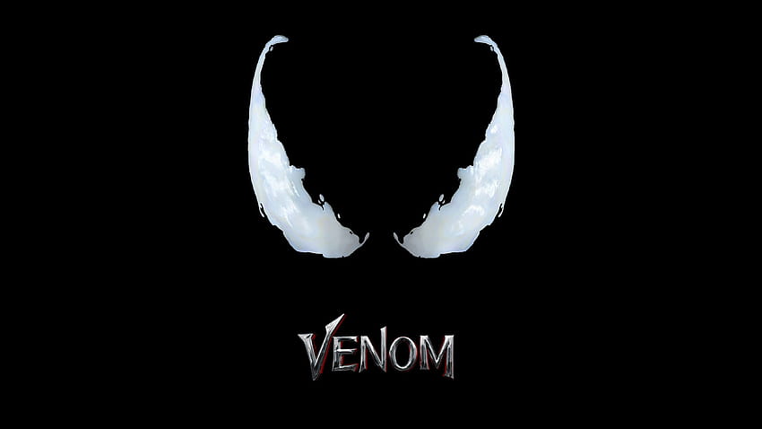 ヴェノム映画のロゴ、映画、、、背景、ヴェノムのロゴ 高画質の壁紙