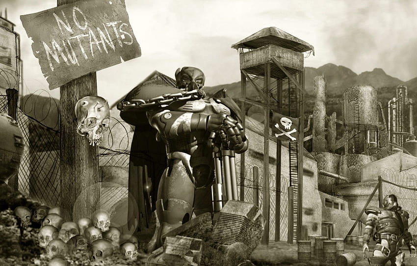 armor, fallout, the guardian, postapokalipsis, tactics, nuclear war , section игры HD wallpaper