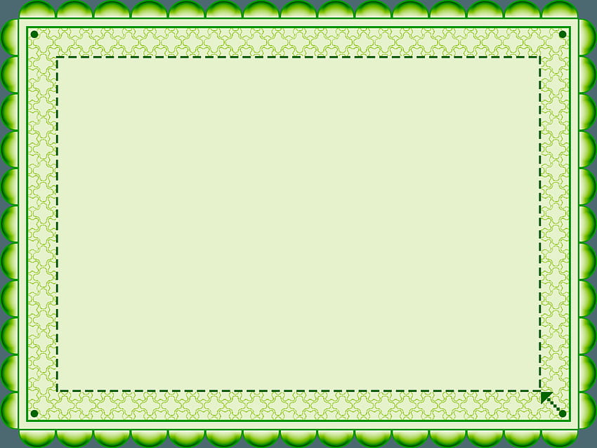 Marco estampado verde fondo de pantalla