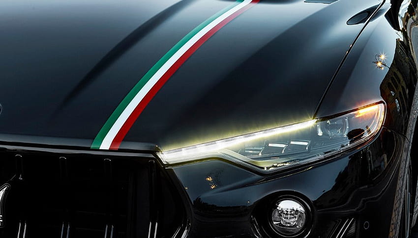 Maserati, the special livery symbol of the rebirth of Italy, maserati levante trofeo tricolore 2020 HD wallpaper