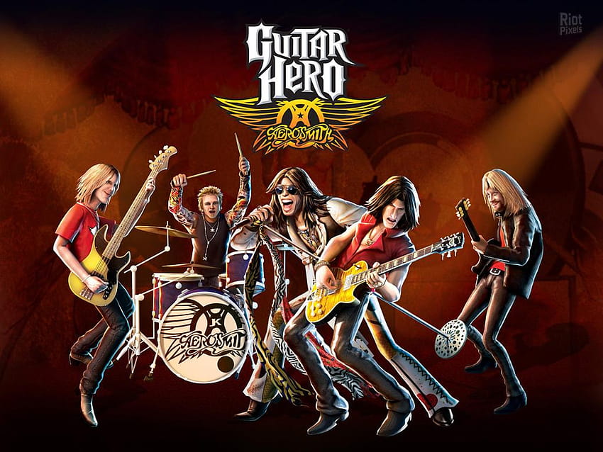 Héroe de la guitarra: Aerosmith fondo de pantalla
