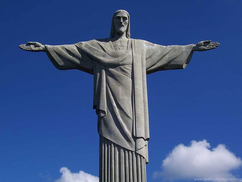 Jesus Statue Of Rio De Janeiro Brazil Us Com 1024x768  Backgrounds 