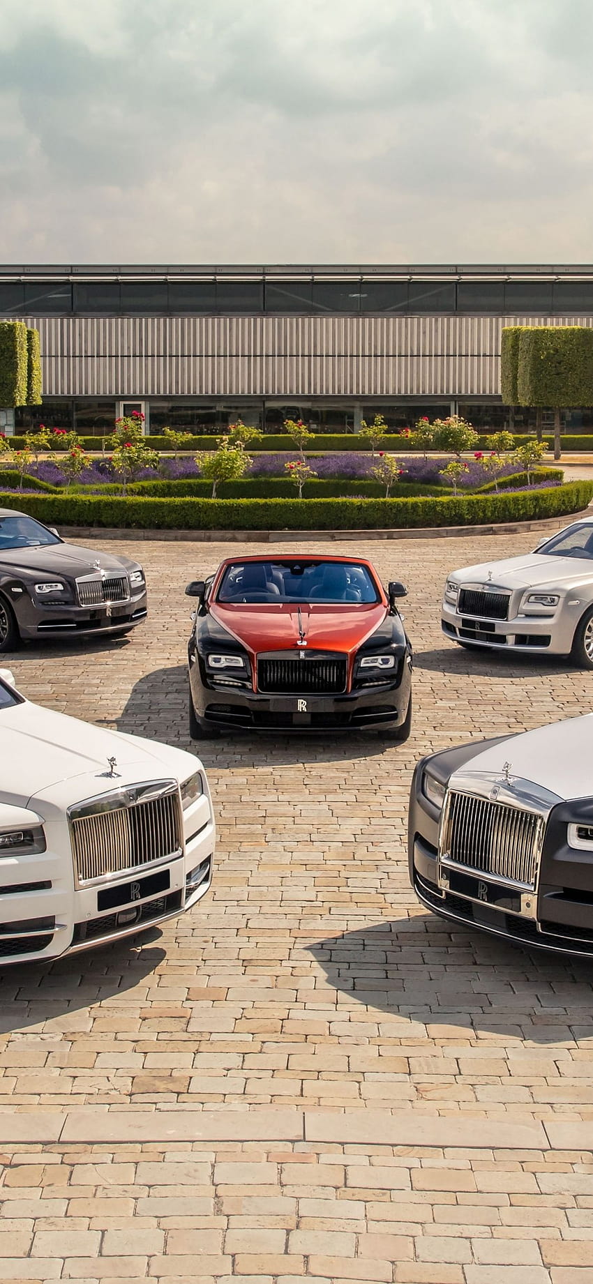 Rolls Royce Ghost, Rolls Royce Dawn, Rolls Royce Wraith, Rolls Royce Phantom iPhone HD-Handy-Hintergrundbild