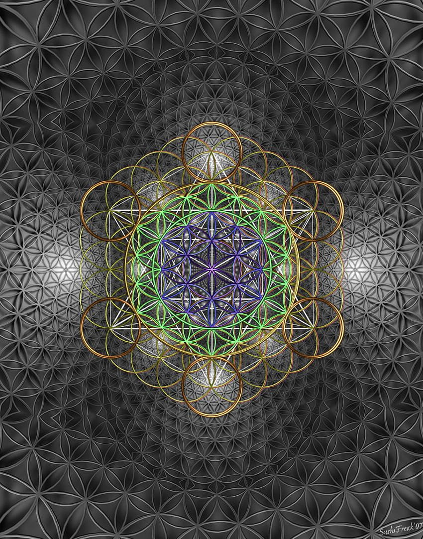 Sacred Geometry posted by Zoey Cunningham, sacred geometry art HD phone wallpaper