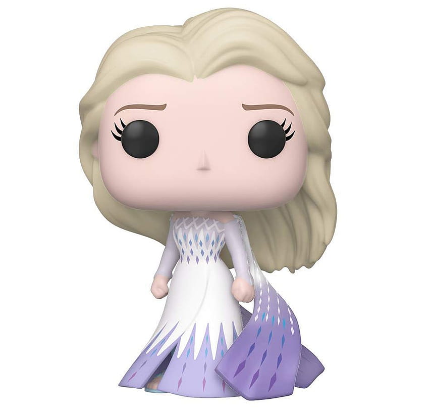 Nuevo Funko POP Frozen 2 Elsa con el pelo suelto en vestido blanco, Elsa montando a Nokk y Anna reina de las figuras de Arendelle, chicas funko pop fondo de pantalla