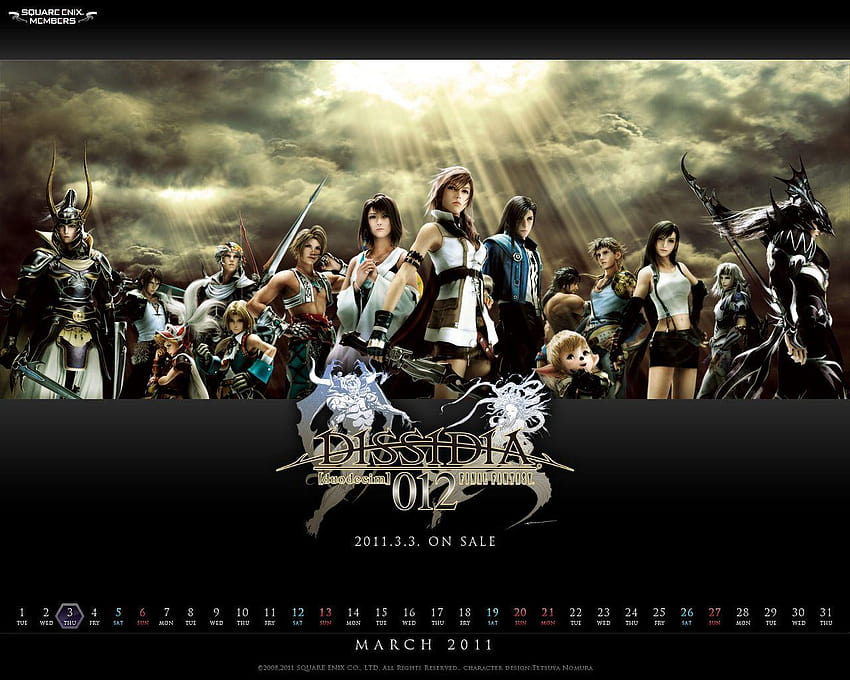Dissidia 012 Final Fantasy, dissidia duodecim HD wallpaper
