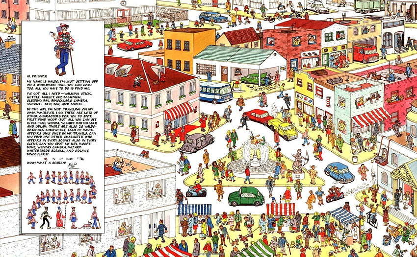 2 Dimana Waldo?, dimana wally Wallpaper HD