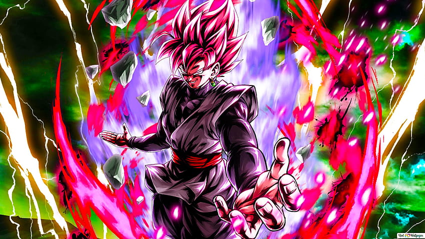 Super Saiyajin Rose / Goku Schwarz von Dragon Ball Super [Dragon Ball Legends Arts] für, Super Saiyajin Rose Goku Schwarz HD-Hintergrundbild