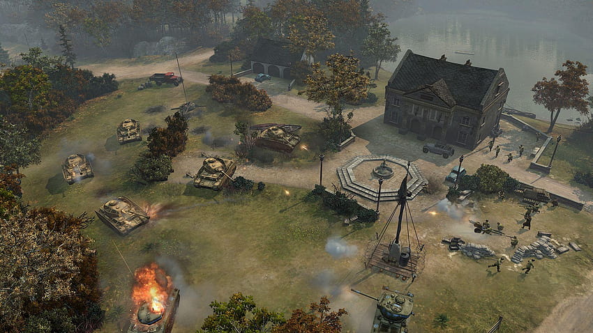 Company of Heroes 2: Western Front Armies, company of heroes 2 western front tanks HD wallpaper