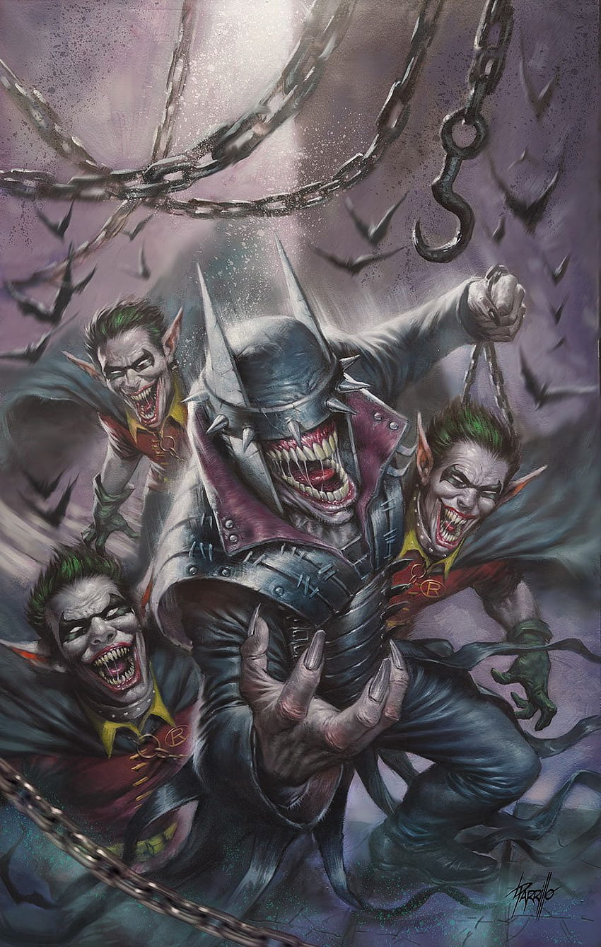 Spoilers de Batman Who Laughs: cómo configura la DCU hasta 2020, el batman que ríe fondo de pantalla del teléfono