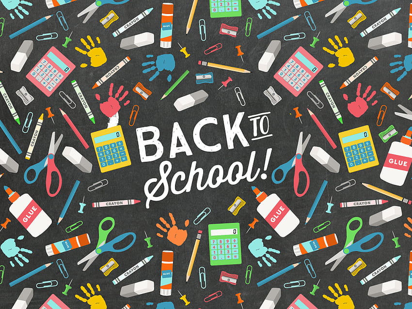 welcome back to school HD wallpaper