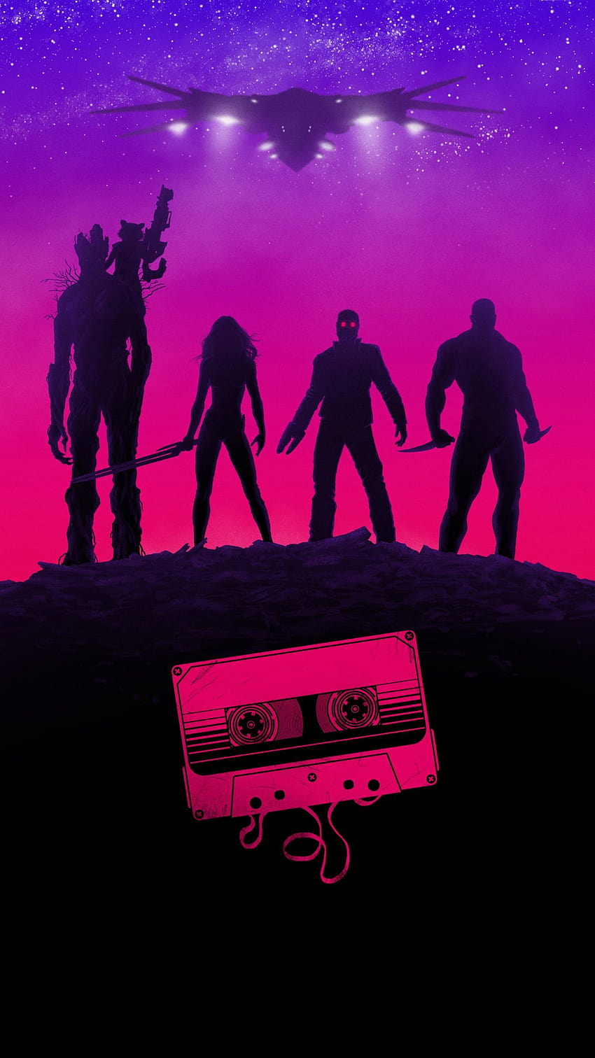 Guardians of the Galaxy, Telefonwächtergalaxie HD-Handy-Hintergrundbild