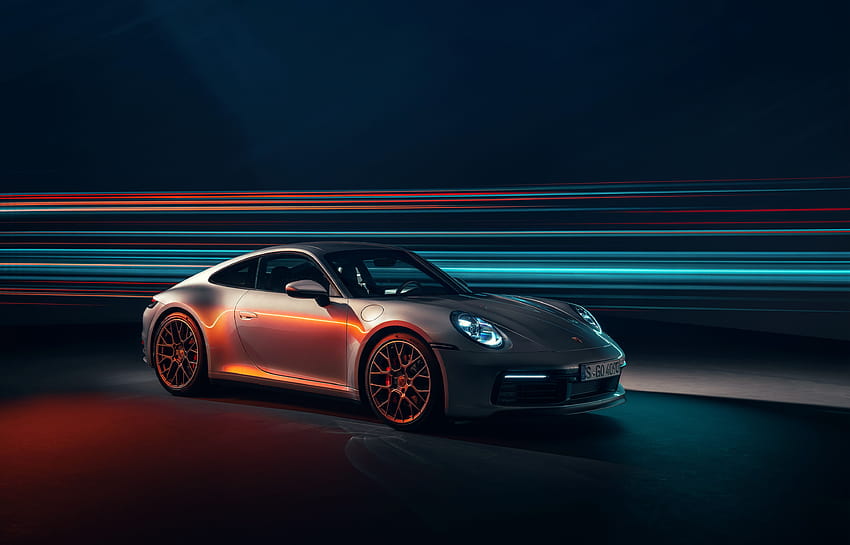 Porsche 911 Carrera 4S, 2019, Автомобили / Автомобили, porsche amoled HD тапет