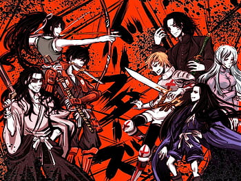 Download wallpaper look, anime, art, samurai, guy, Shimazu