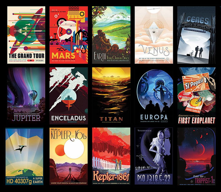 Space Tourism Posters, travel poster HD wallpaper