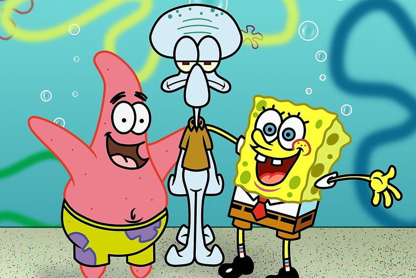 SpongeBob Geld, SpongeBob und Mr. Krabs HD-Hintergrundbild