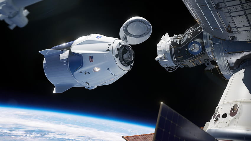 SpaceX และ NASA ตั้งเป้าหมายวันที่ 1 สิงหาคมสำหรับการเดินทางกลับของ Crew Dragon พร้อมนักบินอวกาศบนเรือ การสาธิตลูกเรือ Dragon 2 วอลล์เปเปอร์ HD