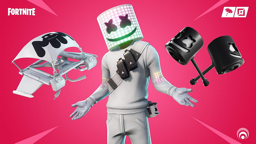 The Marshmello Skin Is Now Available in Today's Fortnite, dj mello HD wallpaper