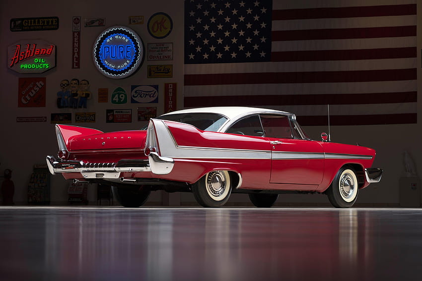 1958 Plymouth Fury Sport Coupe, christine the car HD wallpaper
