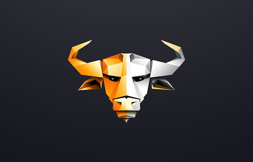 1152x864 Bull Minimal 1152x864 Resolution , Backgrounds, and, bull head HD wallpaper