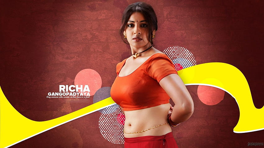 Richa Gangopadhyay Terlihat Seksi Wallpaper HD
