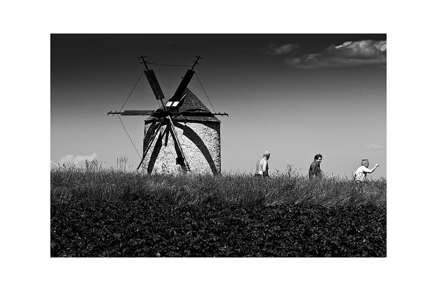 : summer, sky, people, white, man, black, building, mill, windmill, field, Canon, three, Hungary, village, natural, land, farmer, MM, 135, agricultural, peasant, Hungarian 6739x4493 HD wallpaper
