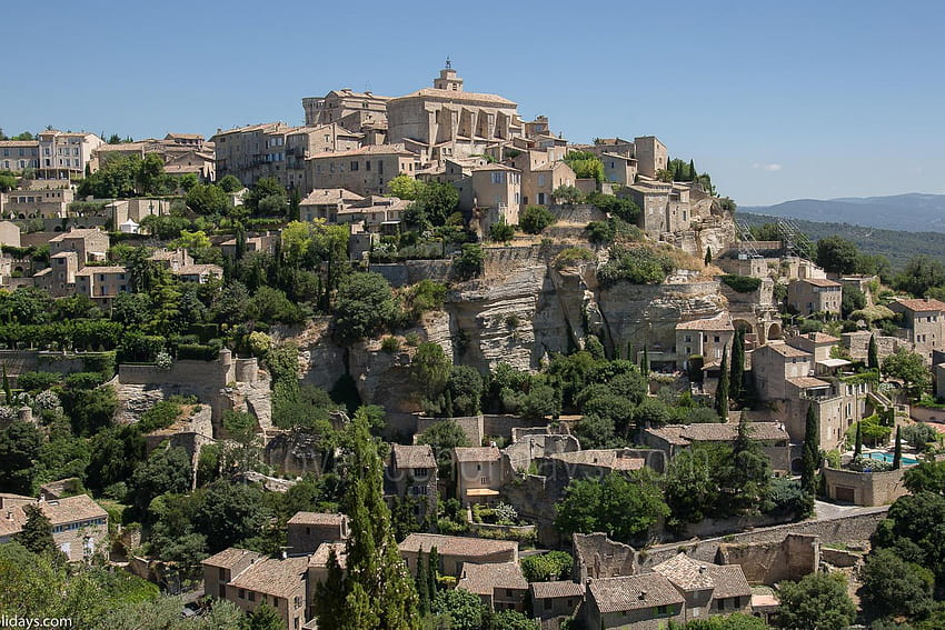 Provence Köyü : Gordes, Gordes Köyü HD duvar kağıdı