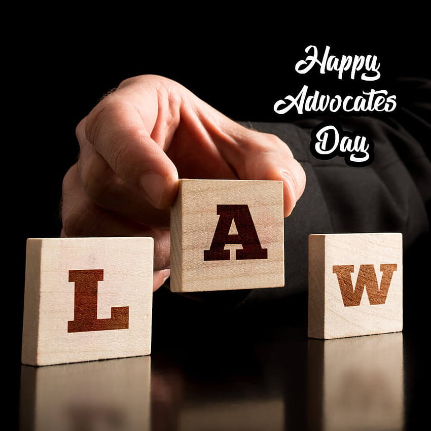 Happy Advocate Day Wishes Greetings Justice Law, 옹호자 로고 HD 전화 배경 화면