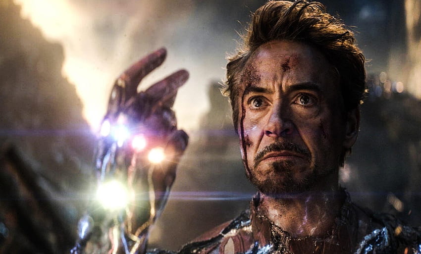 Suggestion de Robert Downey Jr pour la scène finale de Tony Stark, Tony Stark Snap Fond d'écran HD