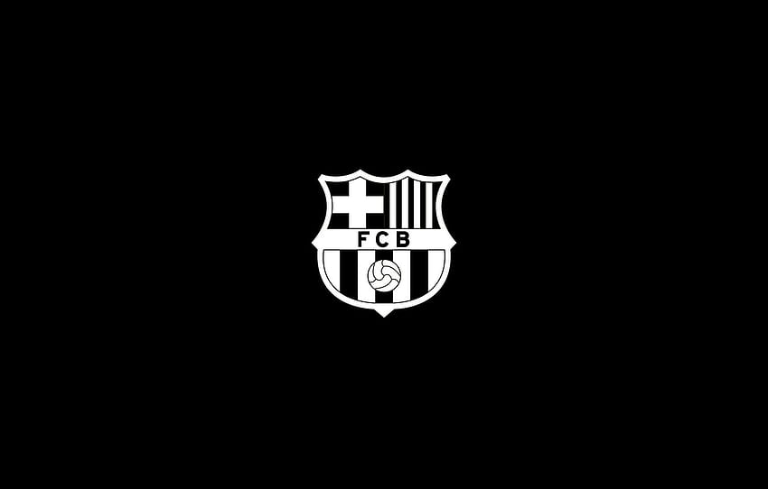 football, minimalism, logo, Barcelona, football, barcelona , section минимализм HD wallpaper