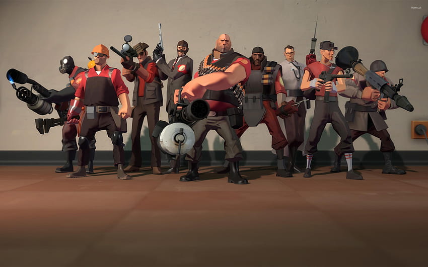 Team Fortress 2 Game 6085, whole team HD wallpaper