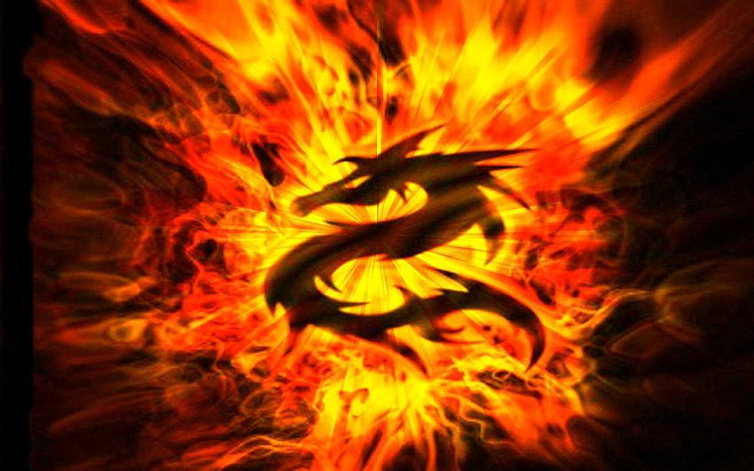 Dragon Fire Sign Of Computer For Iphone, fire dragon full HD wallpaper