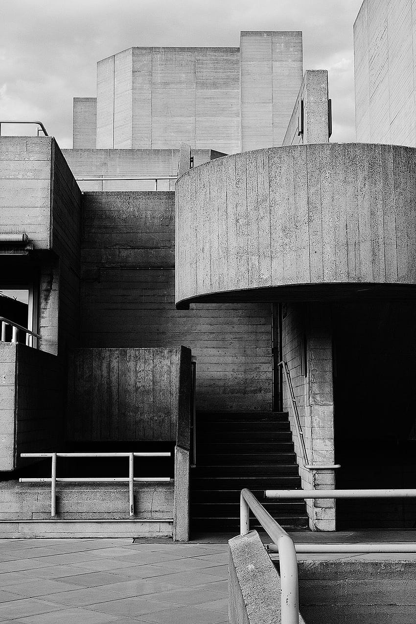 Brutalist architecture inspiration for new concrete jewellery . HD phone wallpaper