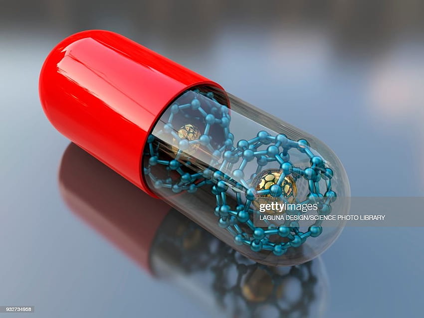 Medical Nanoparticles Conceptual Illustration High HD wallpaper