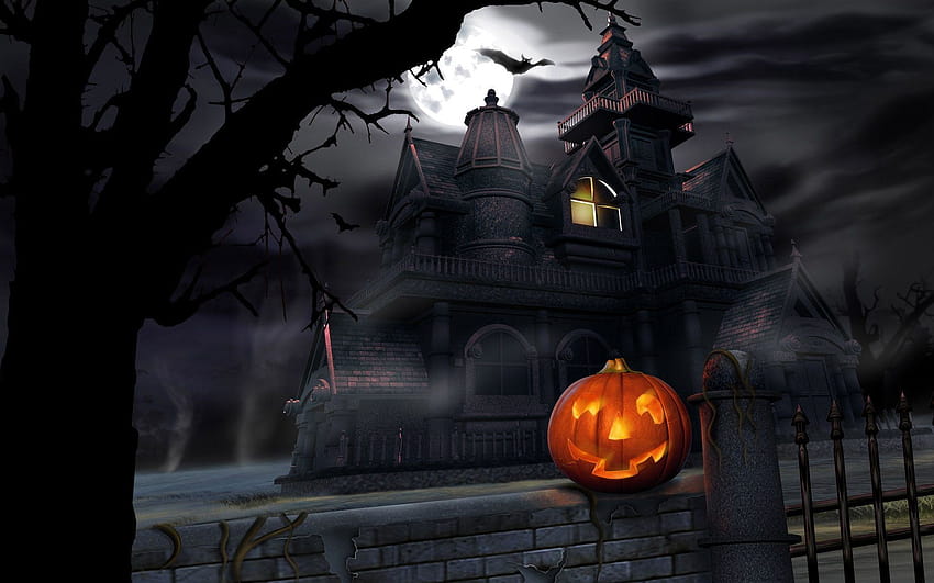 Scary Halloween, halloween scary laptop HD wallpaper