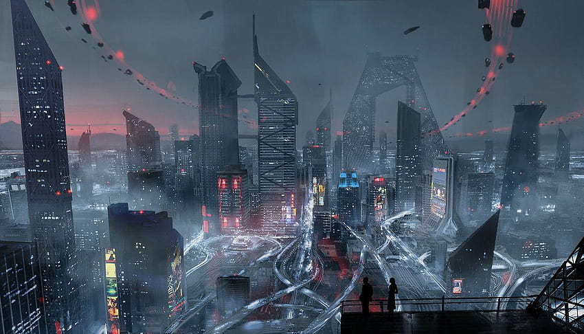 An Enviroment done for a personal project based on the book, altered carbon HD wallpaper