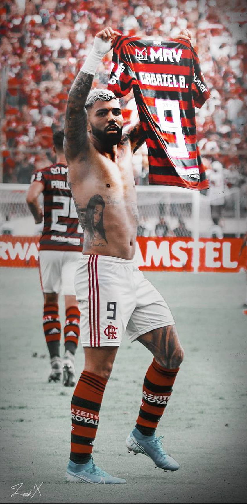 GabiGol Flamengo de ZackAX fondo de pantalla del teléfono